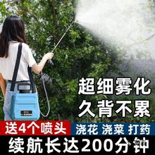 电动喷雾器农用高压消毒打药机家用新款锂电池充电肩负式喷洒喷壶