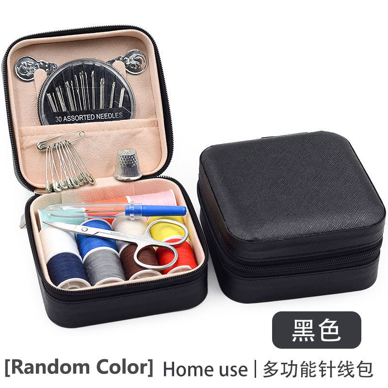 Kit de caja de aguja transfronteriza herramienta de coser doméstica aguja de coser de viaje portátil aguja de coser paquete de 27 piezas