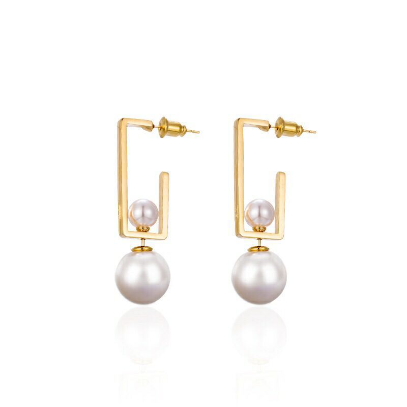 New Wild Pearl 925 Silver Earrings display picture 6
