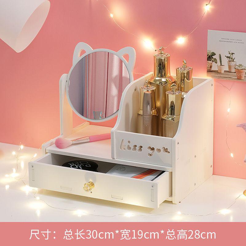 Espejo espejo de maquillaje tocador espejo de tocador escritorio de escritorio hogar dormitorio de estudiantes simple red de Internet nube espejo grande