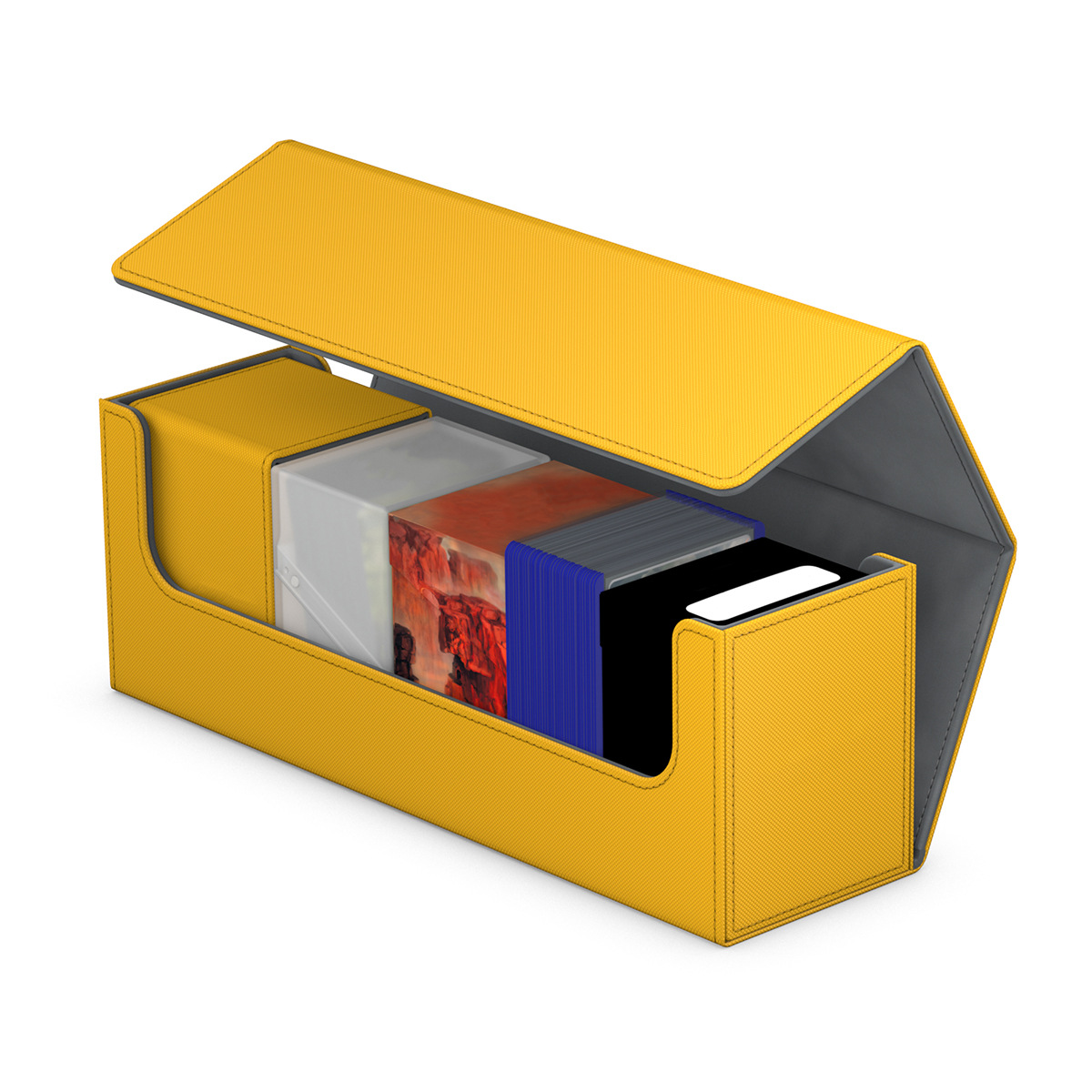 De gama alta 400 + caja de tarjeta de la PU juego de mesa MTG juego rey Ultraman tarjeta Bao Ke Meng Wanzhi Almacenamiento de tarjetas al por mayor