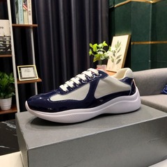 P's サマースポットブルーフラットヒールカジュアル天然皮革ロートップトレンディシューズラウンドトゥ多用途貿易靴