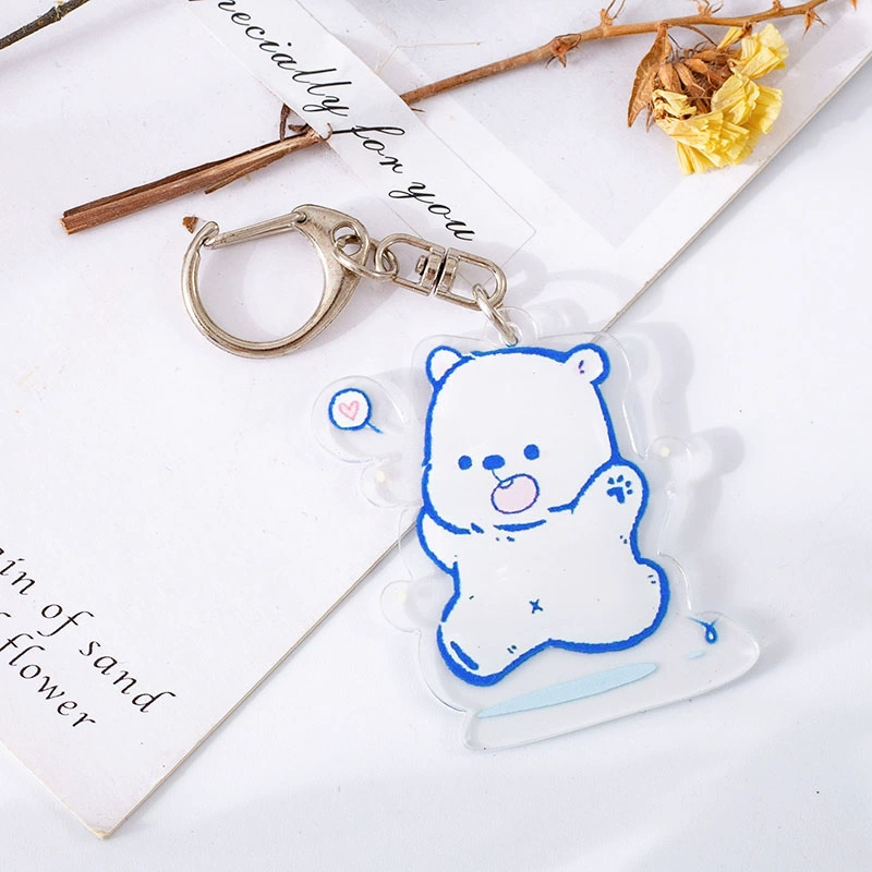 Аcrylic keychain, creative cartoon photo