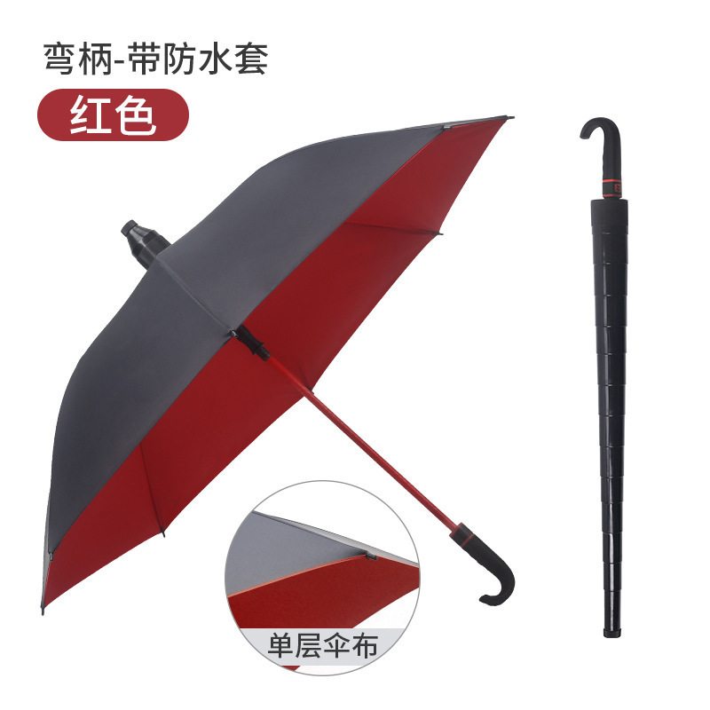 8骨高尔夫伞防水套雨伞加大加厚 双人大伞加固抗风雨伞黑胶防晒伞|undefined