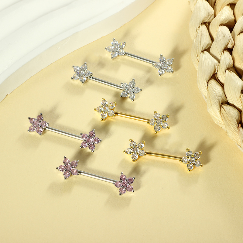 16G labret stud size and finish detail