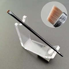 A102 Angled Eyebrow and Eyeliner Brush, Flat, Extra-Thin Blade, Small, Portable Eye Shadow and Eyeliner Makeup Brush