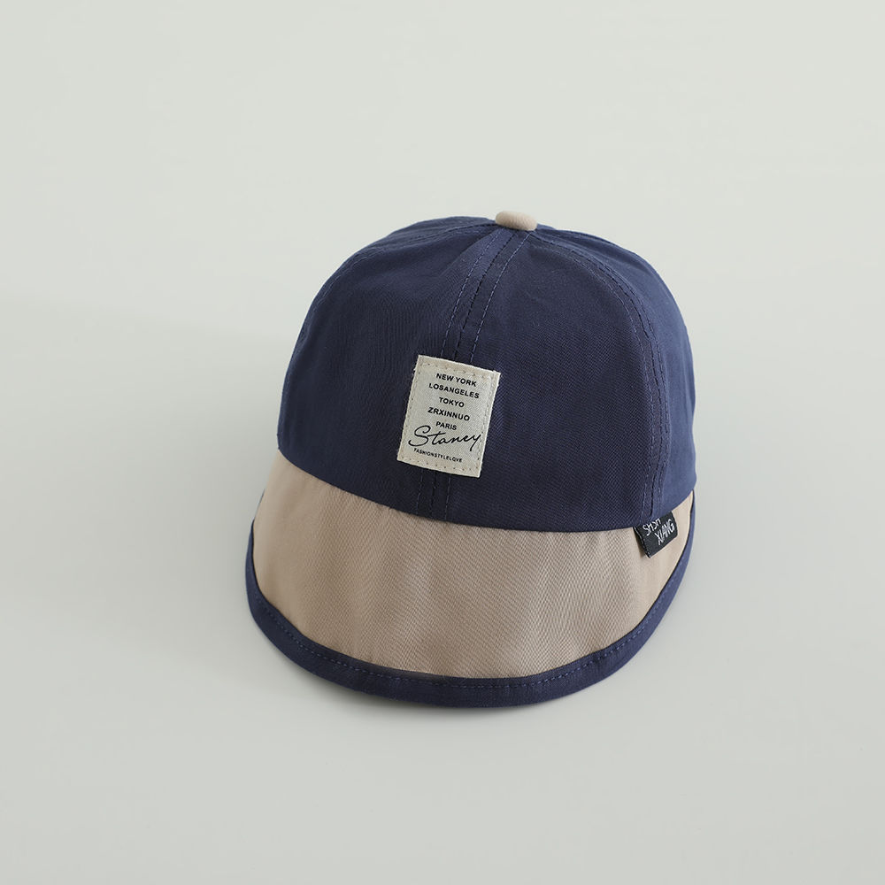 Sombreros para bebés primavera y otoño delgada gorra de lengua de pato para niños y niñas coreanos gorra de béisbol de brillo suave para verano protección solar pequeña edad