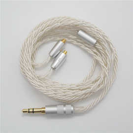 结晶镀银MMCX插拔耳机线SE846SE535SE215SE425UE900等适用