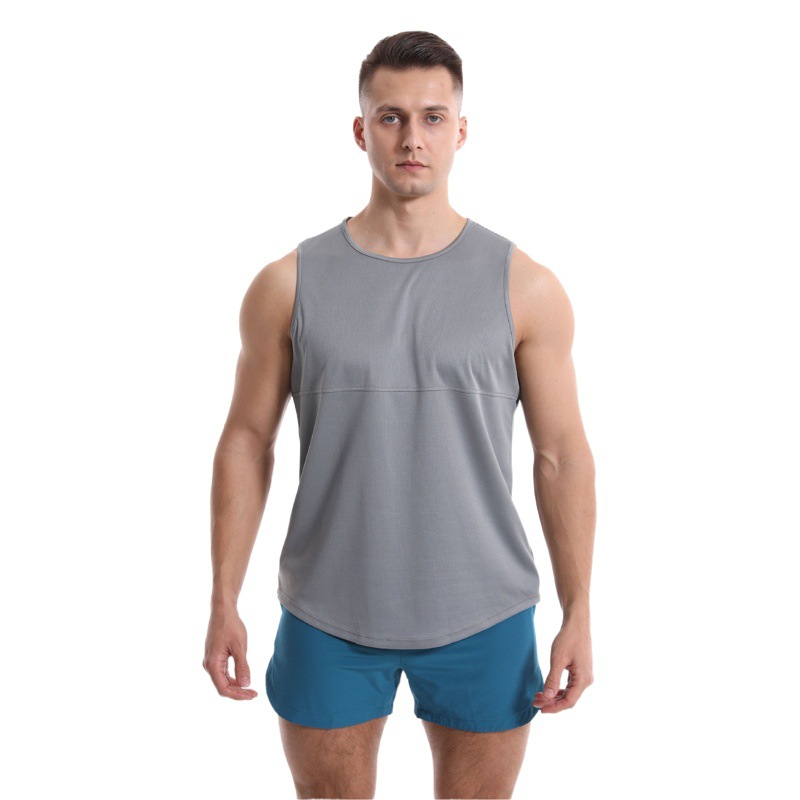 Maratón de verano chaleco deportivo de secado rápido chaleco sin mangas de los hombres corriendo entrenamiento de baloncesto Chaleco de fitness Suelto
