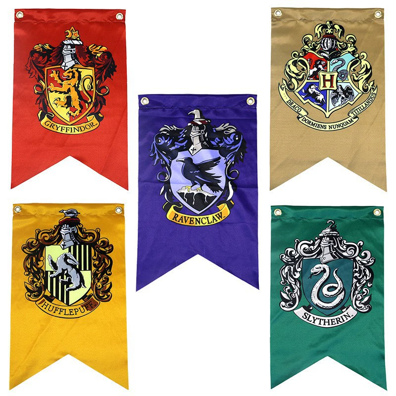 Флаг оптом Гарри Поттер декоративный флаг бар гостиная KTV тема декоративный цветной Вымпел подвесной флаг