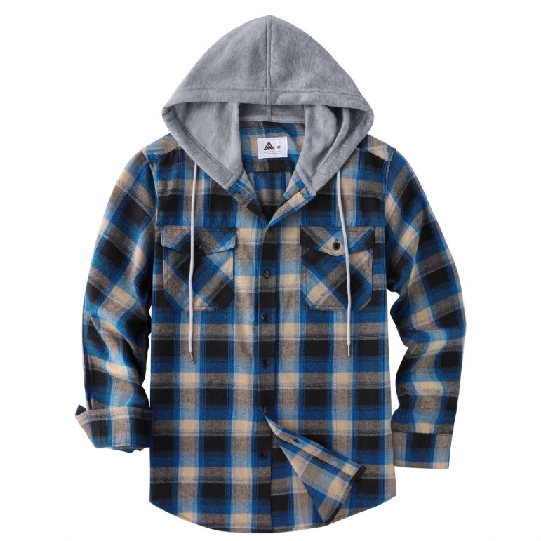 Cross-Border 2025 Export Men's Spring & Fall Casual Fashion Sweatshirt Long-Sleeved Sports Hooded Top Zipper Cardigan