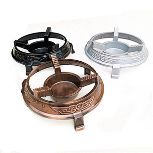 Aluminum Alloy alcohol stove single solid alcohol aluminum rack pot self-service small hot pot set cast aluminum fire boiler with rack