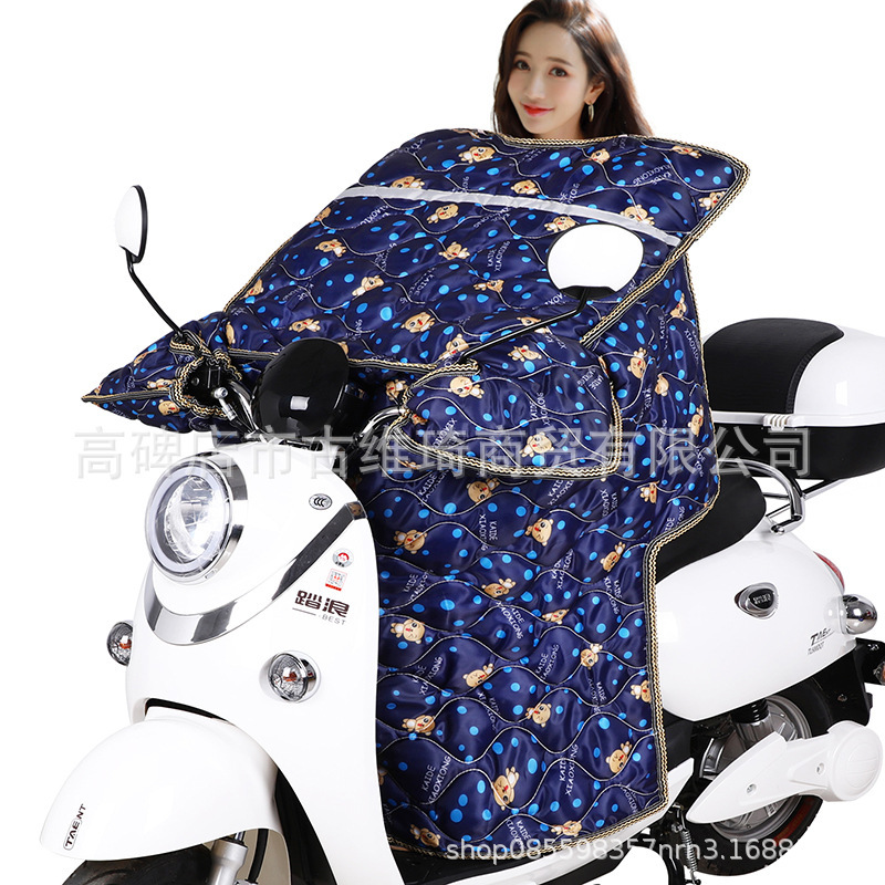 メーカーの卸売り電気自動車の防風は冬にベルベットに厚くなって、バッテリーバイクの防風カバーの防風保温を大きくした|undefined