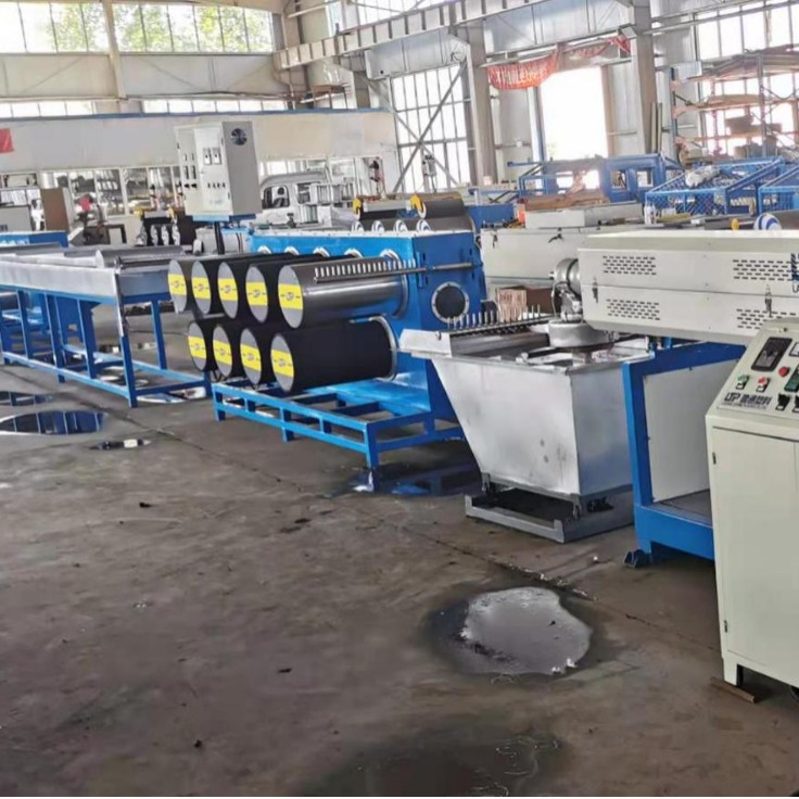 山东塑料拉丝机组 PE低压塑料精密拉丝机组 塑料草坪拉丝机组