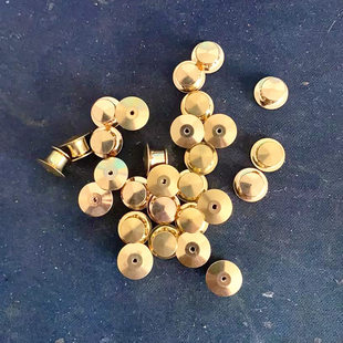Accessories DIY card cap butterfly buckle buckle round head flat head brooch jewelry accessories men and women automatic Buckle bottom buckle in stock