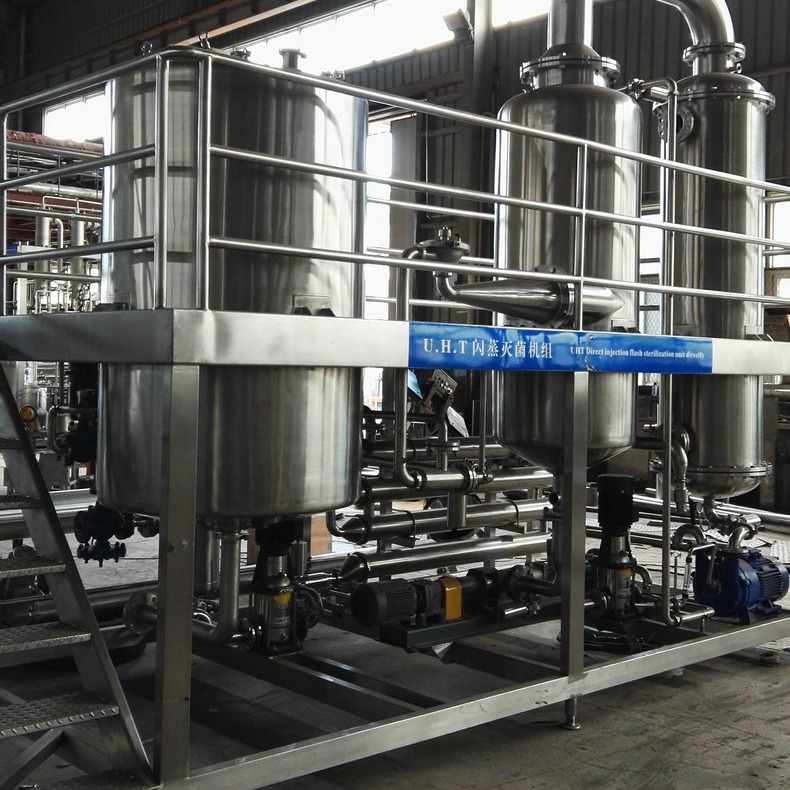 长期供应UHT闪蒸灭菌机组 食品管式杀菌机 啤酒板式杀菌机