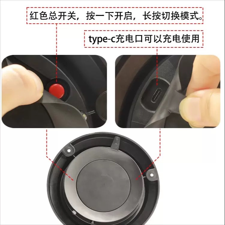 Car Anti-Rear Collision Solar Warning Strobe Light for Trucks, Vehicle-Mounted Night Safety Led Wireless Tail Light