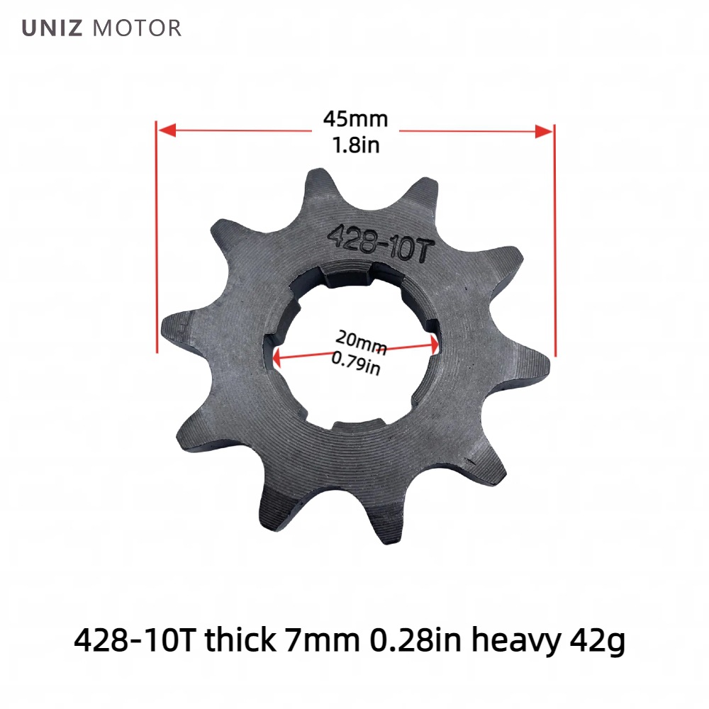 Manufacturer Wholesale Motorcycle Engine Small Gear Sprocket 420/428 Inner Hole 17-20 Motorcycle Parts