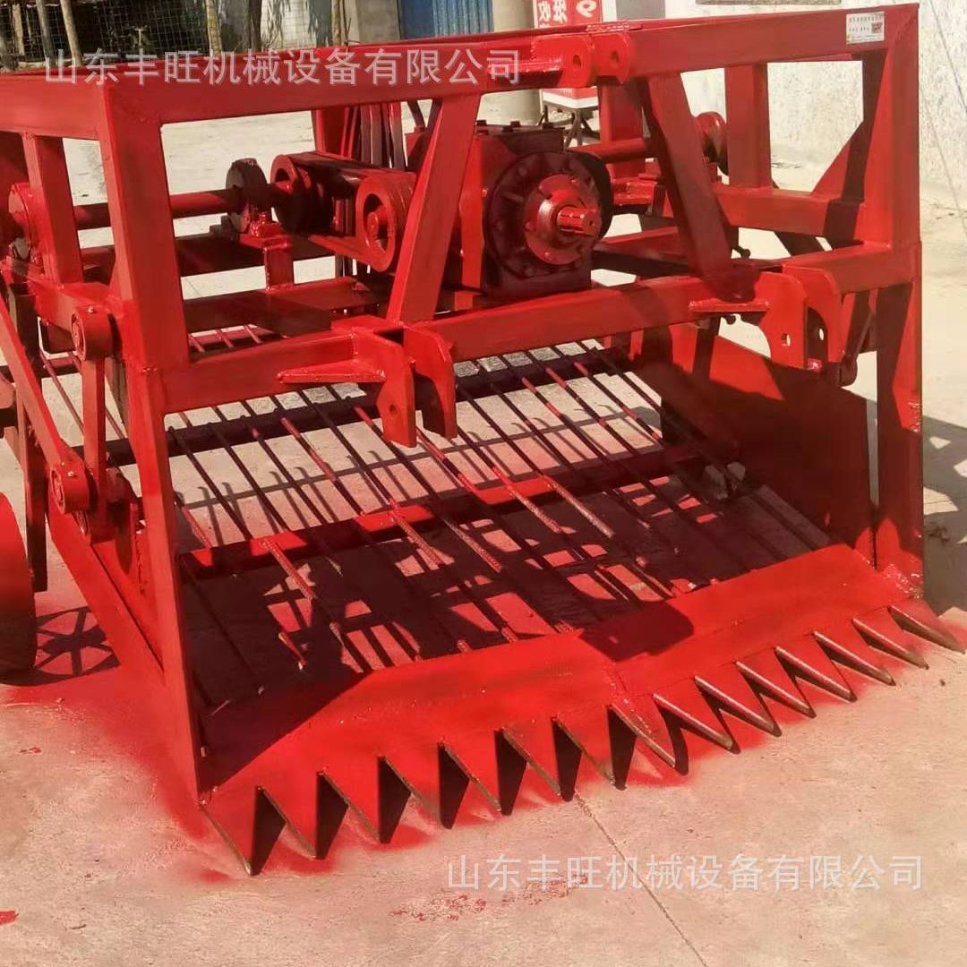 拖拉机带荸荠药材收获机 震动式抖土药材收获机 药材挖获机