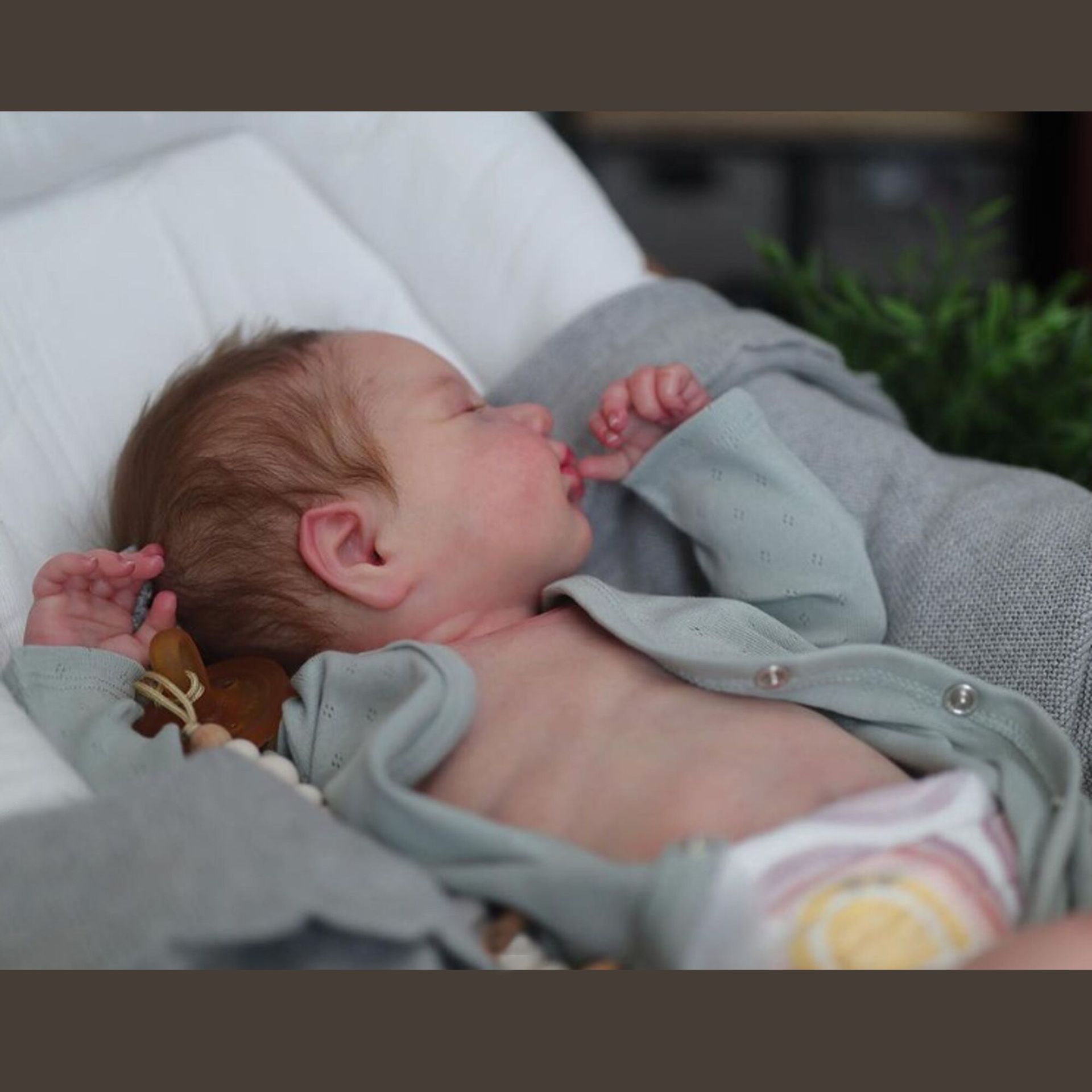 Muñeca Reborn Loulou de 19 Pulgadas, Realista, para Bebés, Suministro de Comercio Electrónico Transfronterizo de Amazon, Dropshipping