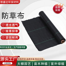 园林果园防草布除草布农用pp防草布除草抑草黑色农用地布透水透气