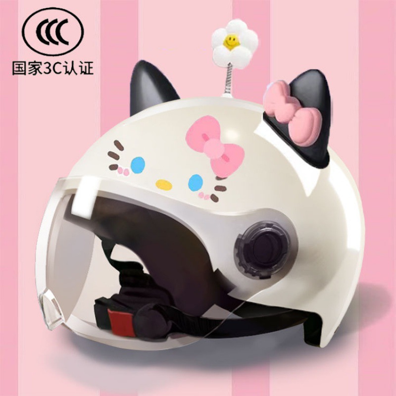 KT 전면 투명 렌즈 작은 꽃 KT 블랙 파우더