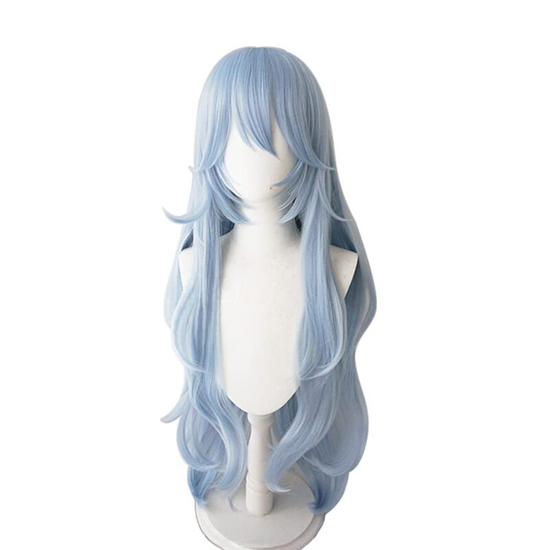 Neon Genesis Evangelion Eva Ayanami Rei Wig Blue Cosplay Wig Long Cos Ayanami Rei Long Style