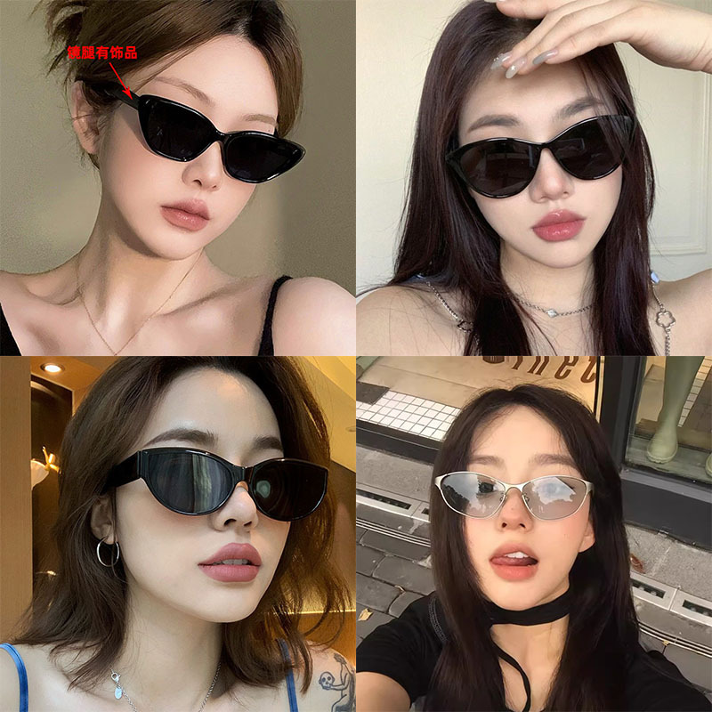 2026 nuevo marco marcado marcado gafas de sol cuadradas red rojas con la misma serie de venta caliente de gafas de sol UV