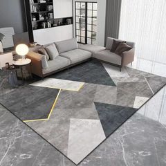 北欧風のリビングルームカーペット、寝室の部屋全体に敷くシンプルなソファベッドサイドカーペット、コーヒーテーブルカーペット、家庭用滑り止めフロアマット