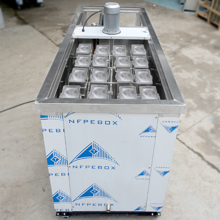 Ice Brick Machine Commercial Transparent Ice Maker 300kg Tunnel Cooling Construction Site Vegetable Preservation Ice Machine Commercial