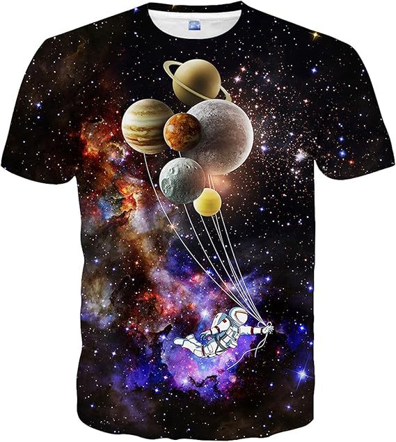 Venta caliente transfronteriza europea y americana impresión digital 3D para hombres, personalidad de la calle de verano, camiseta suelta de manga corta con cuello redondo transpirable