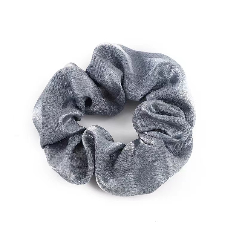 Fascia per capelli in tessuto di salsiccia grassa retrò francese, in tinta unita, con doppi noodles di cristallo, transfrontaliera europea e americana_voghion.com