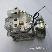 挖掘机空调压缩机方泵适用于卡特307 312V2 320B 三菱冷藏车24V