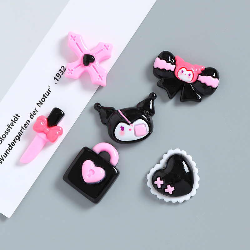 漫画かわいい動物樹脂アクセサリー手作り diy クリーム接着剤ヘアピン Guka 携帯電話ケースジュエリーアクセサリー|undefined