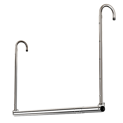 Clothes drying rack, household balcony telescopic clothes drying pole, lifting single pole, hanging clothes, no punching, stainless steel clothes drying pole