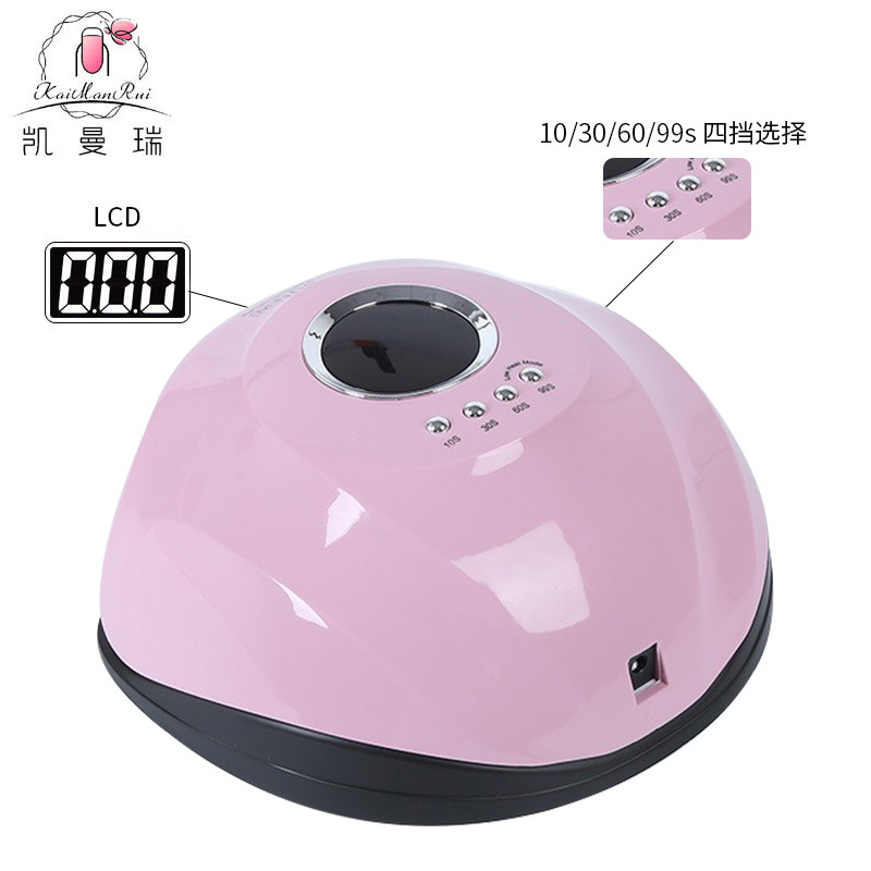 180w lámpara de manicura fototerapia lámpara de secado rápido de alta potencia pegamento de manicura máquina de fototerapia de cuatro velocidades ajustable máquina de manicura inteligente transfronteriza