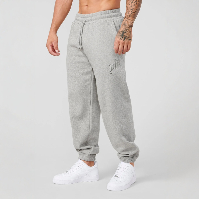 Youngla New Men's Sports Pants with Embroidery, Long Pants for Sports and Fitness, Jogger Sweatpants, Trendy Brand