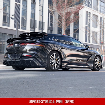 rear lip, car rear wing – Big Surrounded - side-skirt-glossy-black-finish