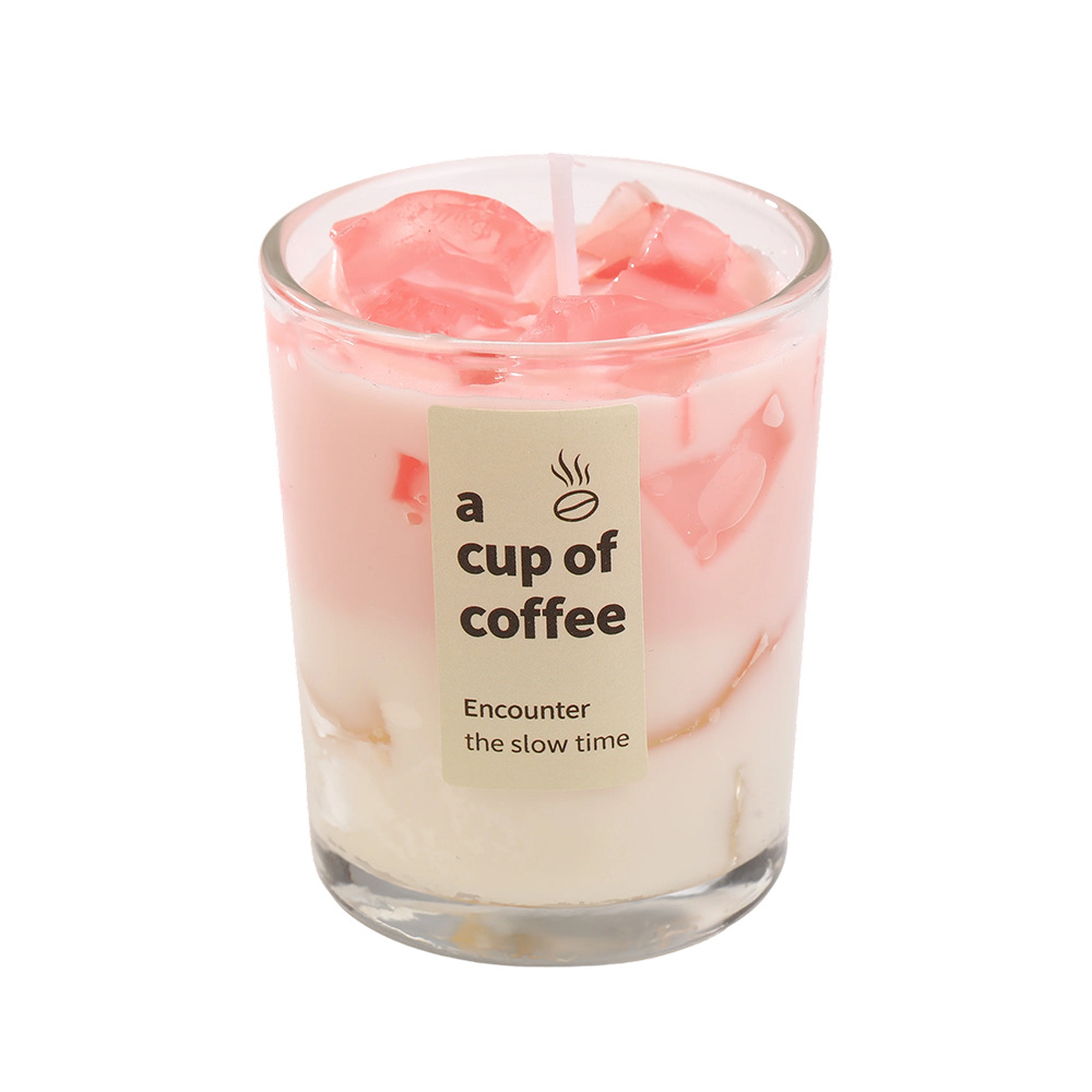 Candela de café banana al por mayor creativa doméstica inviento atmósfera alta sensación de perfume velas adornos regalos transfronterizos