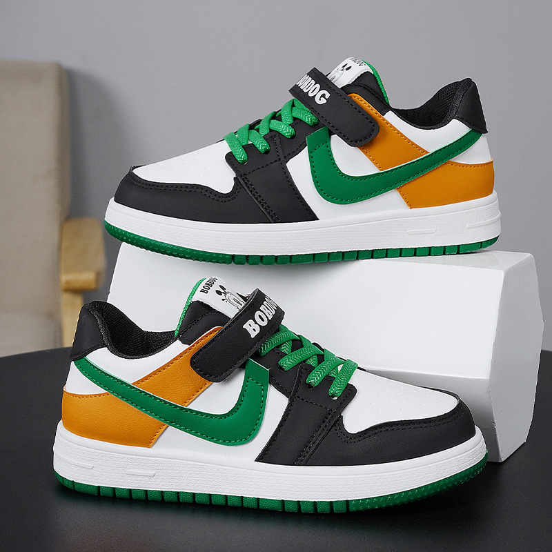 Babou Bean fabricantes de zapatos deportivos de cuero para niños zapatos para niños zapatos para niños primavera y otoño nuevo al por mayor impermeable