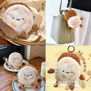 陕西西安肉夹馍文创旅游打卡纪念品毛绒玩具挂件钥匙扣包挂批发