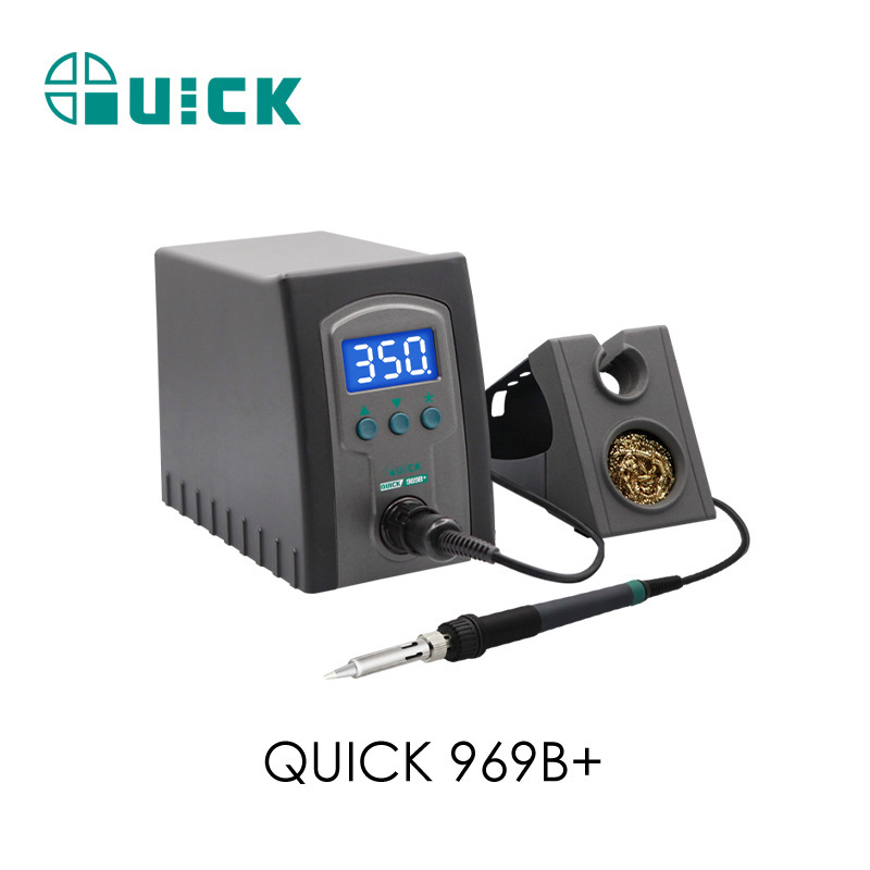 QUICK快克969B電気アイロン静電気防止温度調整可能恒温修理溶接台|undefined