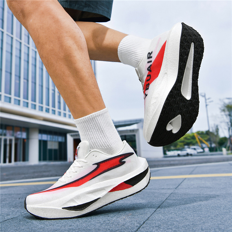 Year of the Horse National Trend Running Shoes for Men, Women, Children, and Teenagers, Luminous Sports Shoes for 15-Year-Old Students, Long-Distance Running, Physical Fitness Test Shoes