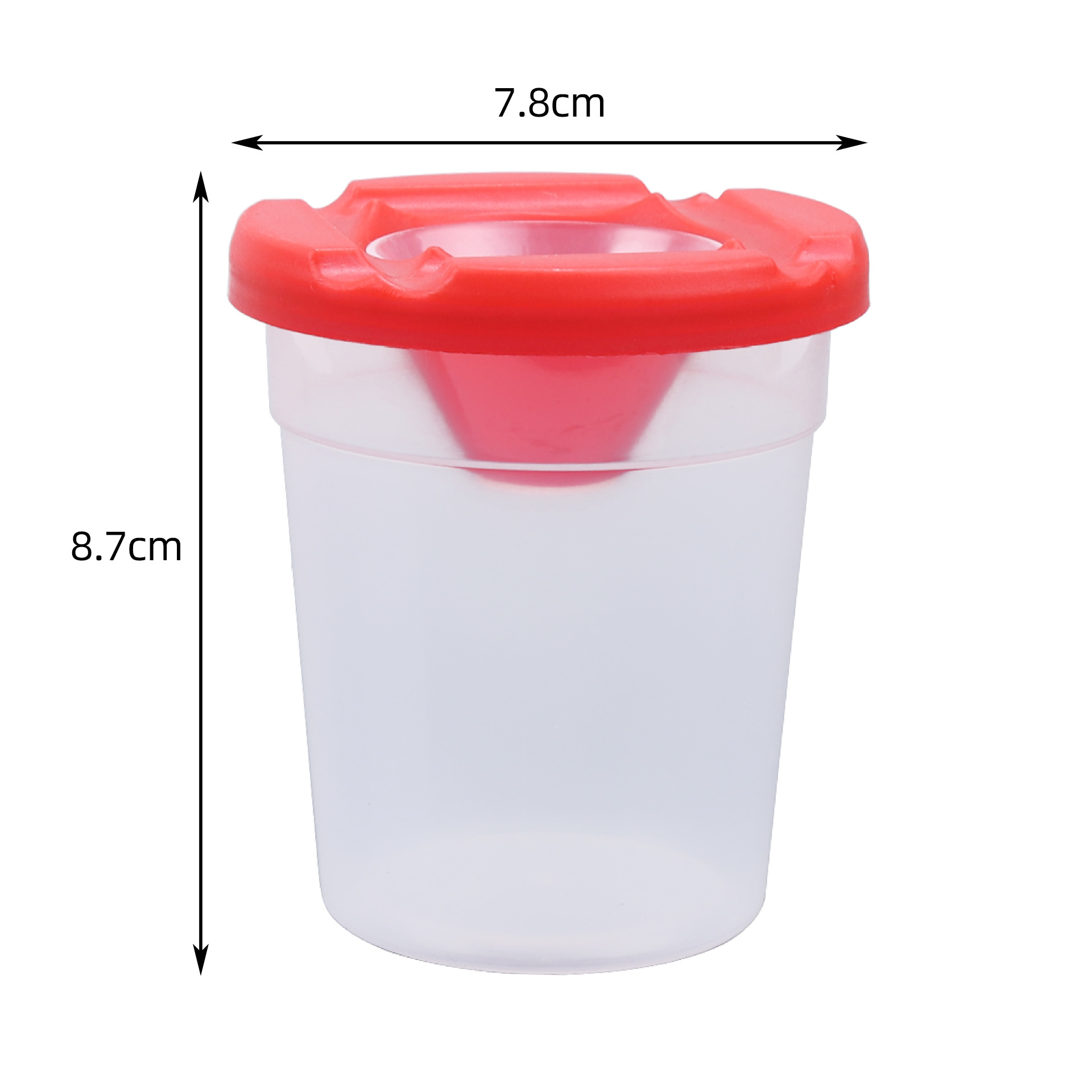 Vaso Lavapinceles y Mezclador de Pintura de Plástico PP Seguro para Pintura