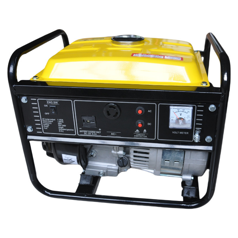 Small generator 110V US standard 220V European standard household outdoor generator set 1KW four-stroke gasoline engine