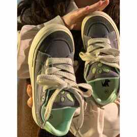 路十三春秋复古板鞋女百搭学生帆布鞋港风chic鞋子小众设计原创鞋