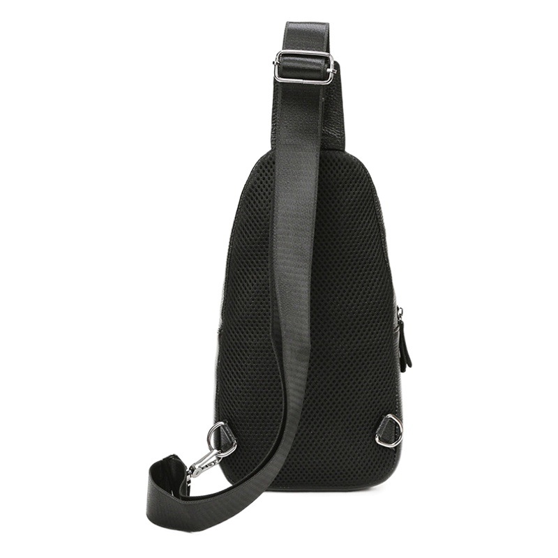 Bolsos de los nuevos hombres ocasionales de cuero genuino bolsa de pecho Bolsa De primera capa de piel de vaca fuente de venta al por mayor bolsa de mensajero de los hombres bolso de hombro Retro