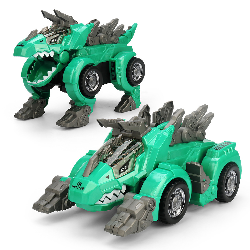 변형 된 공룡 전차-녹색