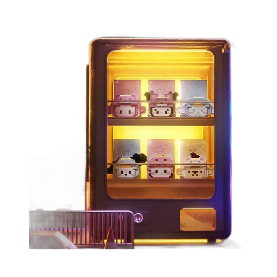 2024 New Building Blocks Sanli Series Compatible with Lego Assembled Puzzle Desktop Ornaments Stall Blind Box Doll