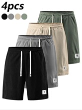 V 78301 Men's White Rope Cotton Shorts ���޶̿� �羳ŷ��